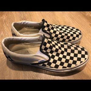 Men’s vans checkered slip on